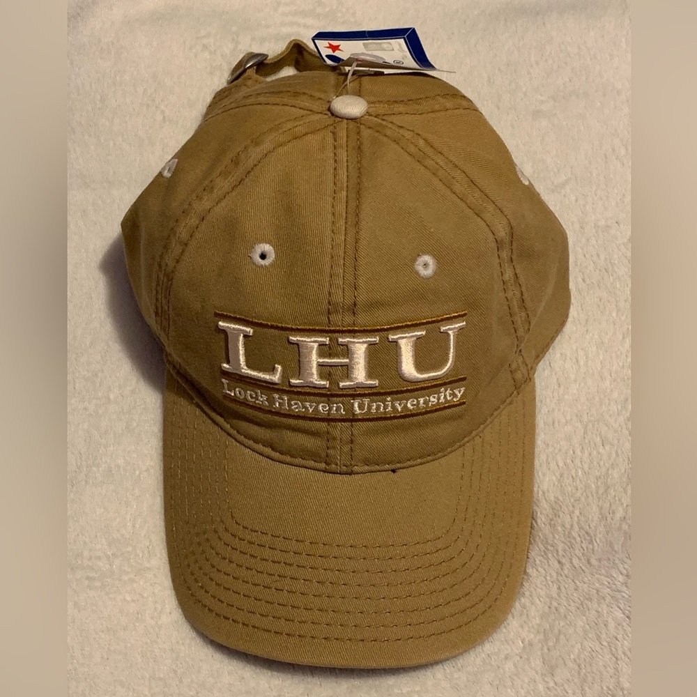 Lock Haven University hat with Tags